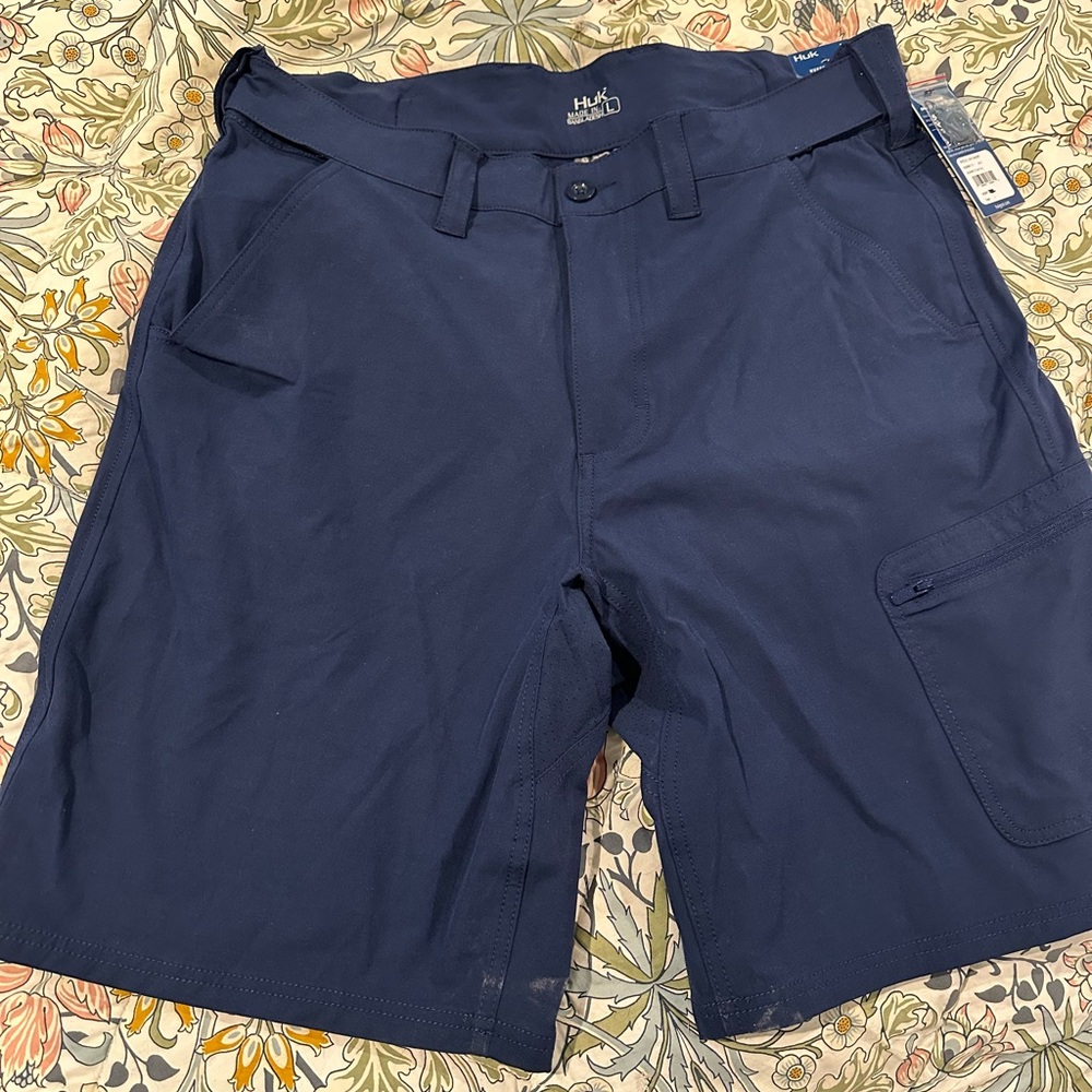 Huk Navy Swim Trunks
